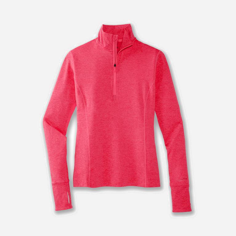 Brooks Dash 1/2 Zip - Chaquetas Mujer - Rosas (GF4671890)